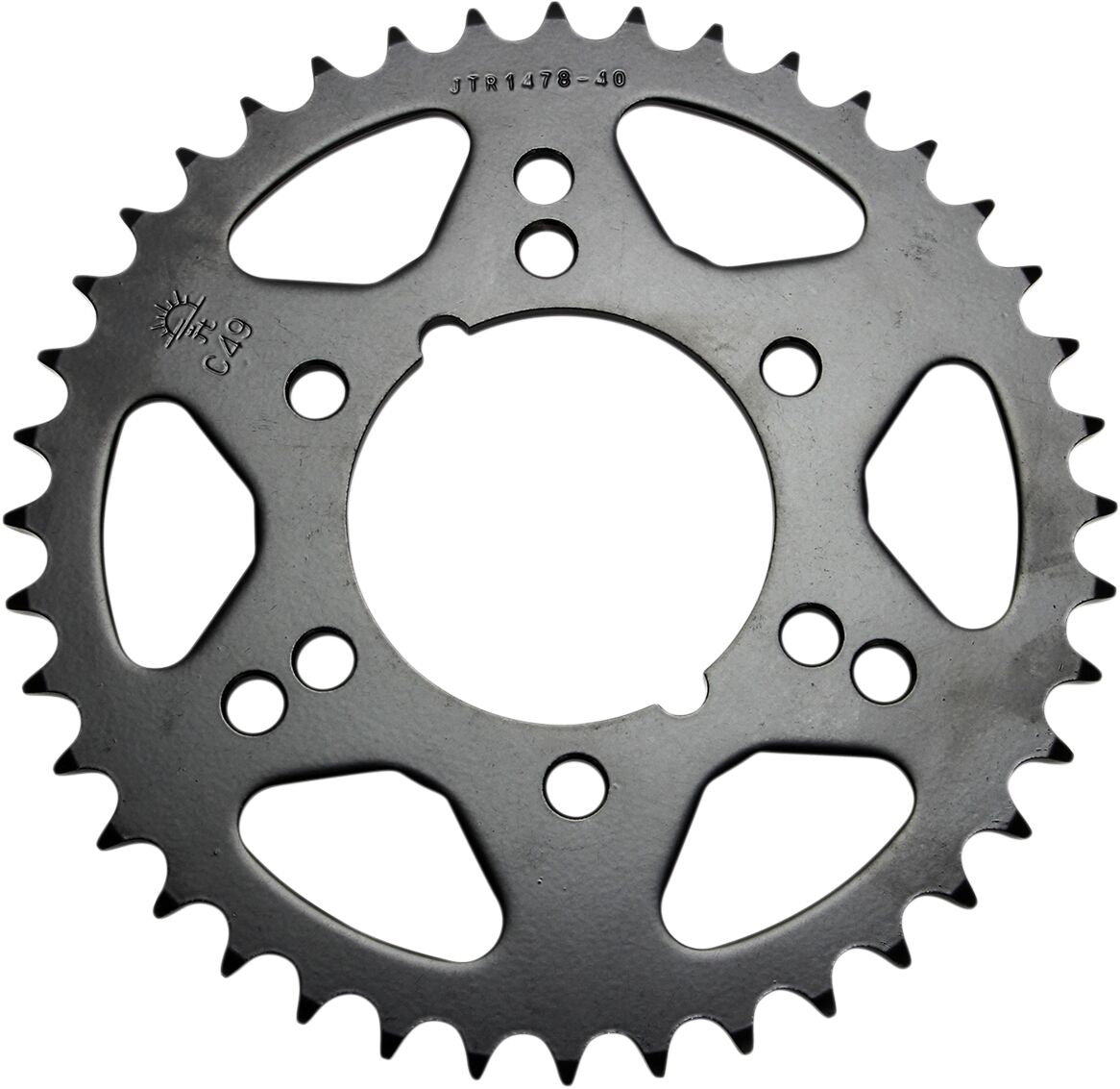 JTR1478.40 REAR REPLACEMENT SPROCKET 40 TEETH 520 PITCH NATURAL STEEL