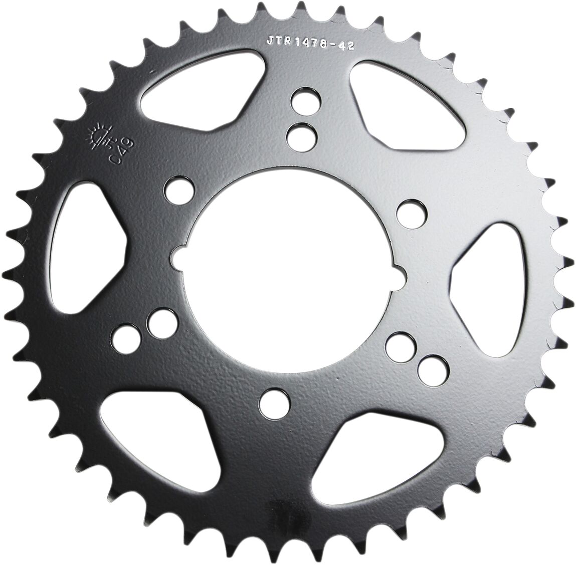 JTR1478.42 REAR REPLACEMENT SPROCKET 42 TEETH 520 PITCH NATURAL STEEL