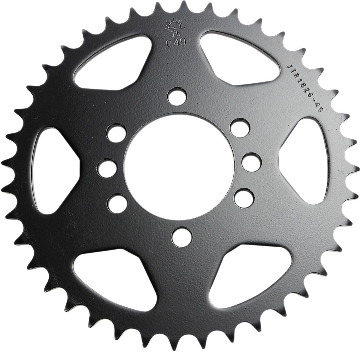 JTR1826.40 REAR REPLACEMENT SPROCKET 40 TEETH 520 PITCH NATURAL C49 HIGH CARBON STEEL