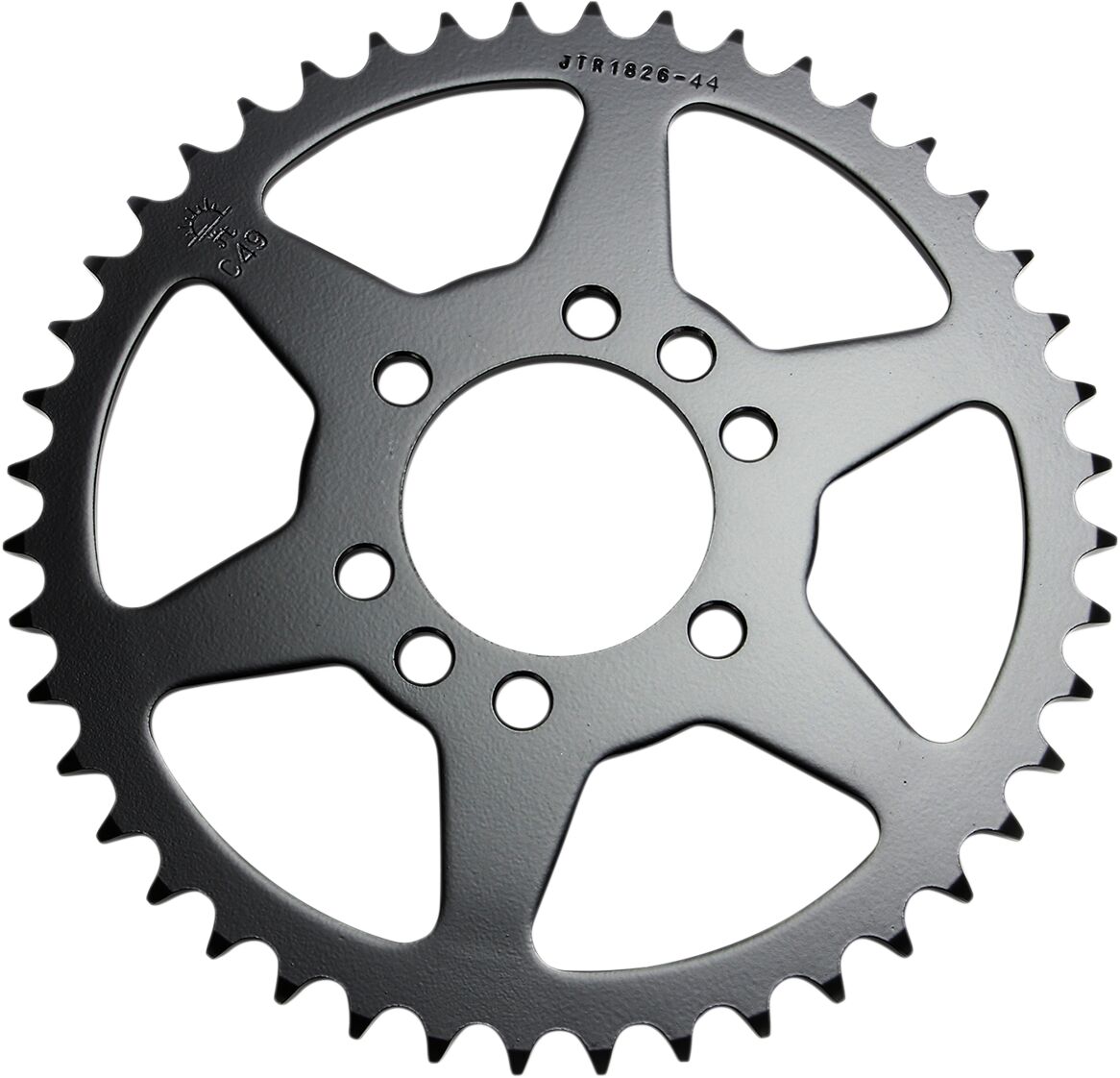 JTR1826.44 REAR REPLACEMENT SPROCKET 44 TEETH 520 PITCH NATURAL C49 HIGH CARBON STEEL