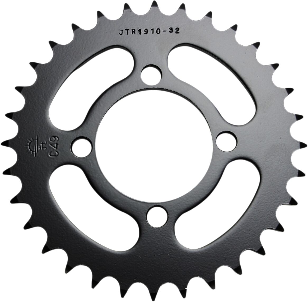 JTR1910.32 REAR REPLACEMENT SPROCKET 32 TEETH 520 PITCH NATURAL C49 HIGH CARBON STEEL