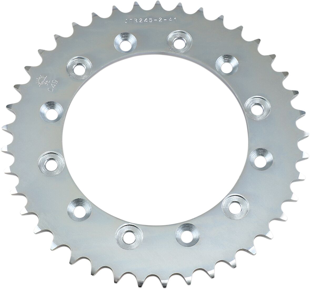 JTR245/2.41 REAR REPLACEMENT SPROCKET 41 TEETH 520 PITCH NATURAL C49 HIGH CARBON STEEL