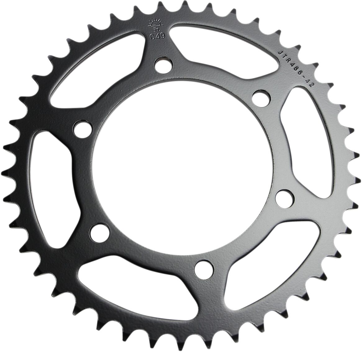 JTR486.42 REAR REPLACEMENT SPROCKET 42 TEETH 520 PITCH NATURAL STEEL