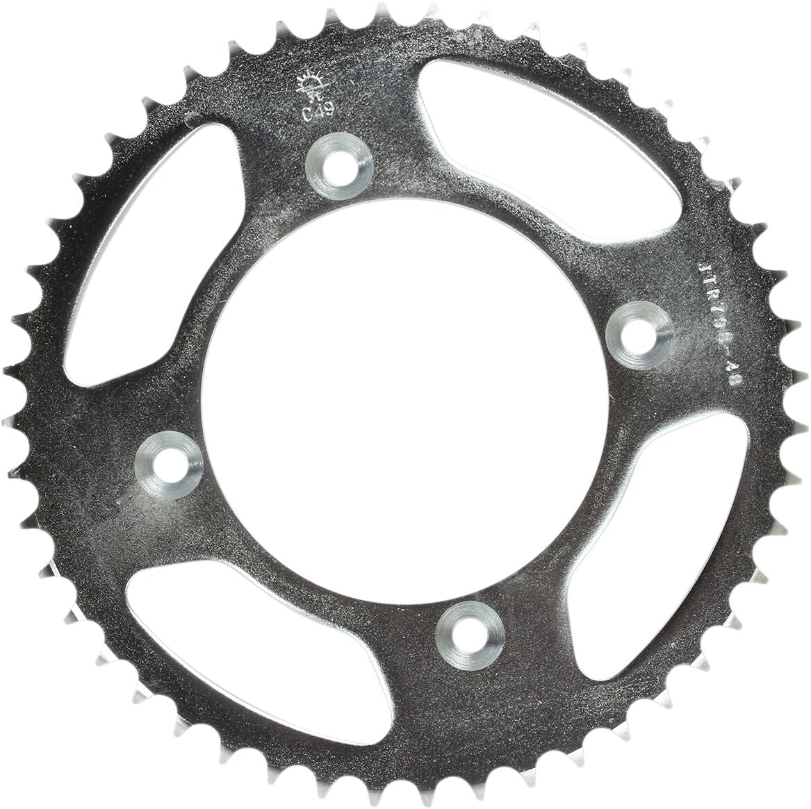 JTR798.48 REAR REPLACEMENT SPROCKET 48 TEETH 428 PITCH NATURAL C49 HIGH CARBON STEEL