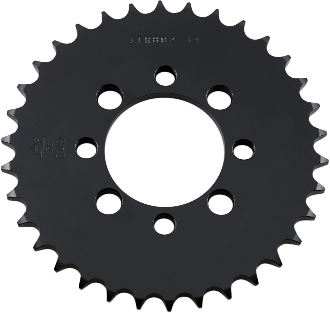 JTR802.34 REAR REPLACEMENT SPROCKET 34 TEETH 428 PITCH NATURAL C49 HIGH CARBON STEEL