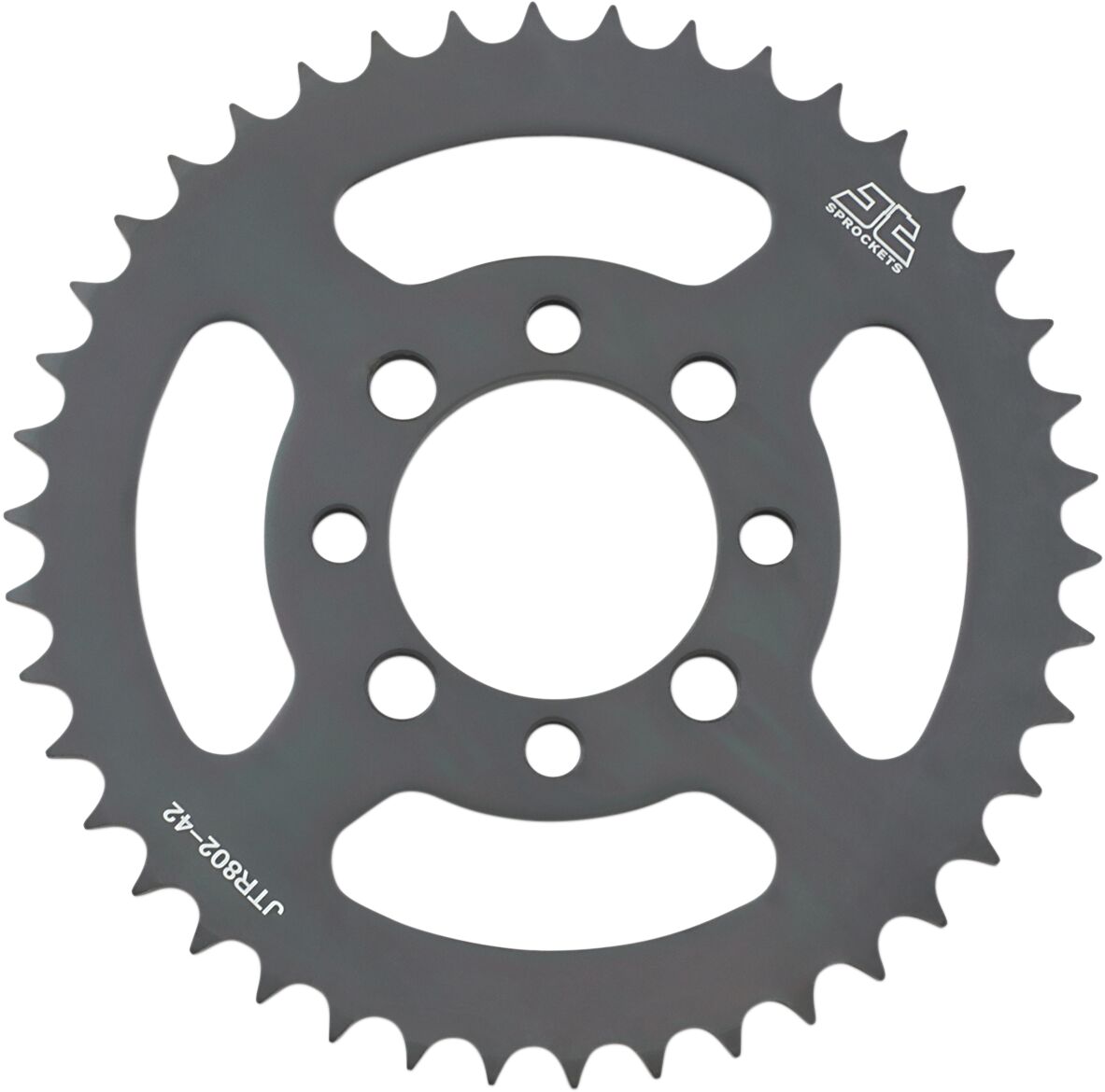 JTR802.42 REAR REPLACEMENT SPROCKET 42 TEETH 428 PITCH NATURAL STEEL