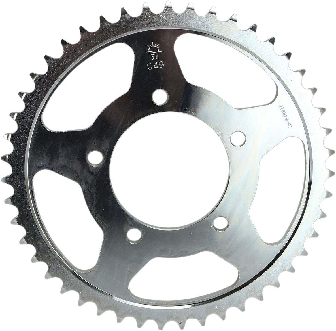 JTR829.47 REAR REPLACEMENT SPROCKET 47 TEETH 530 PITCH NATURAL STEEL
