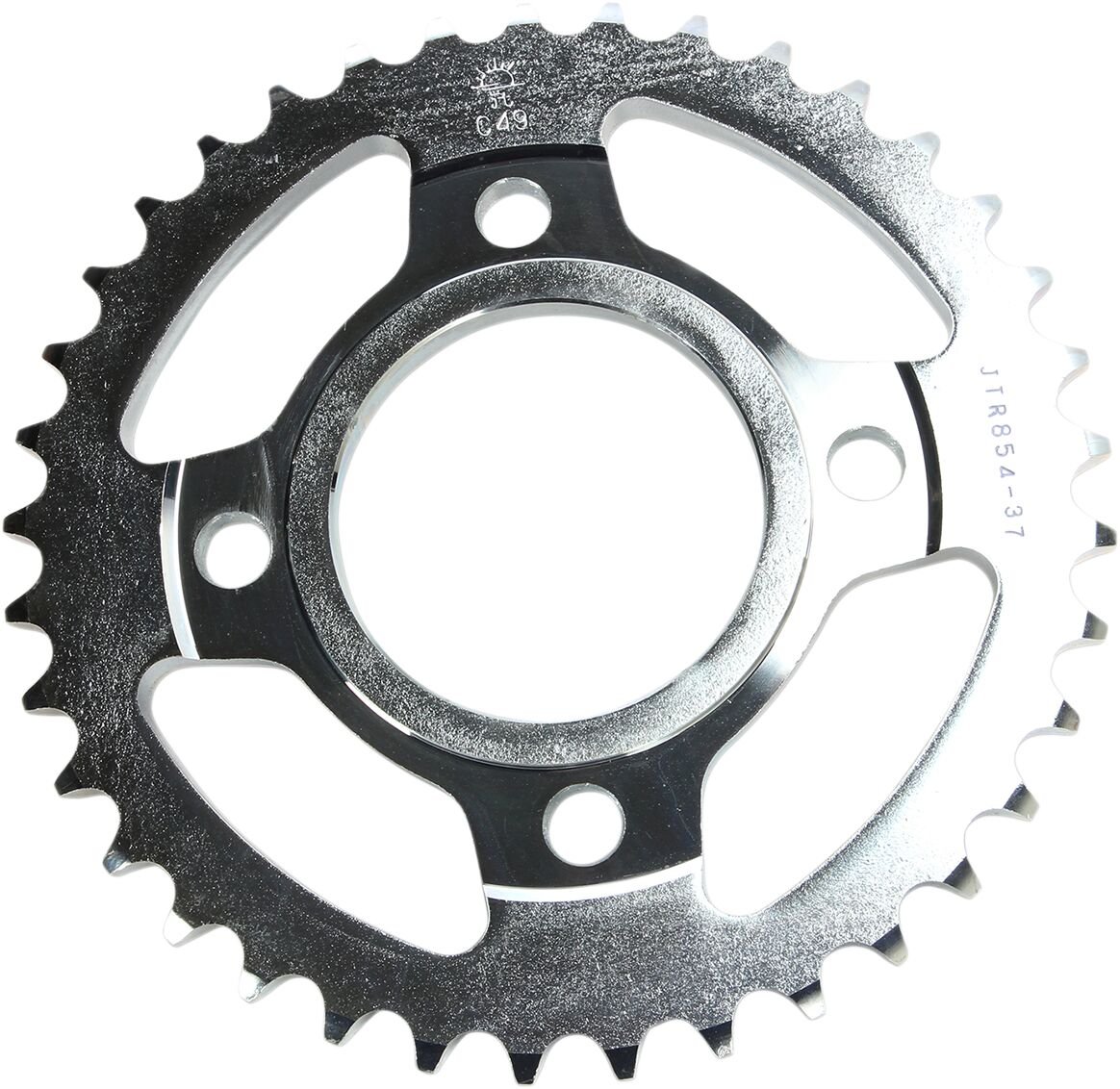 JTR854.37 REAR REPLACEMENT SPROCKET 37 TEETH 530 PITCH NATURAL STEEL
