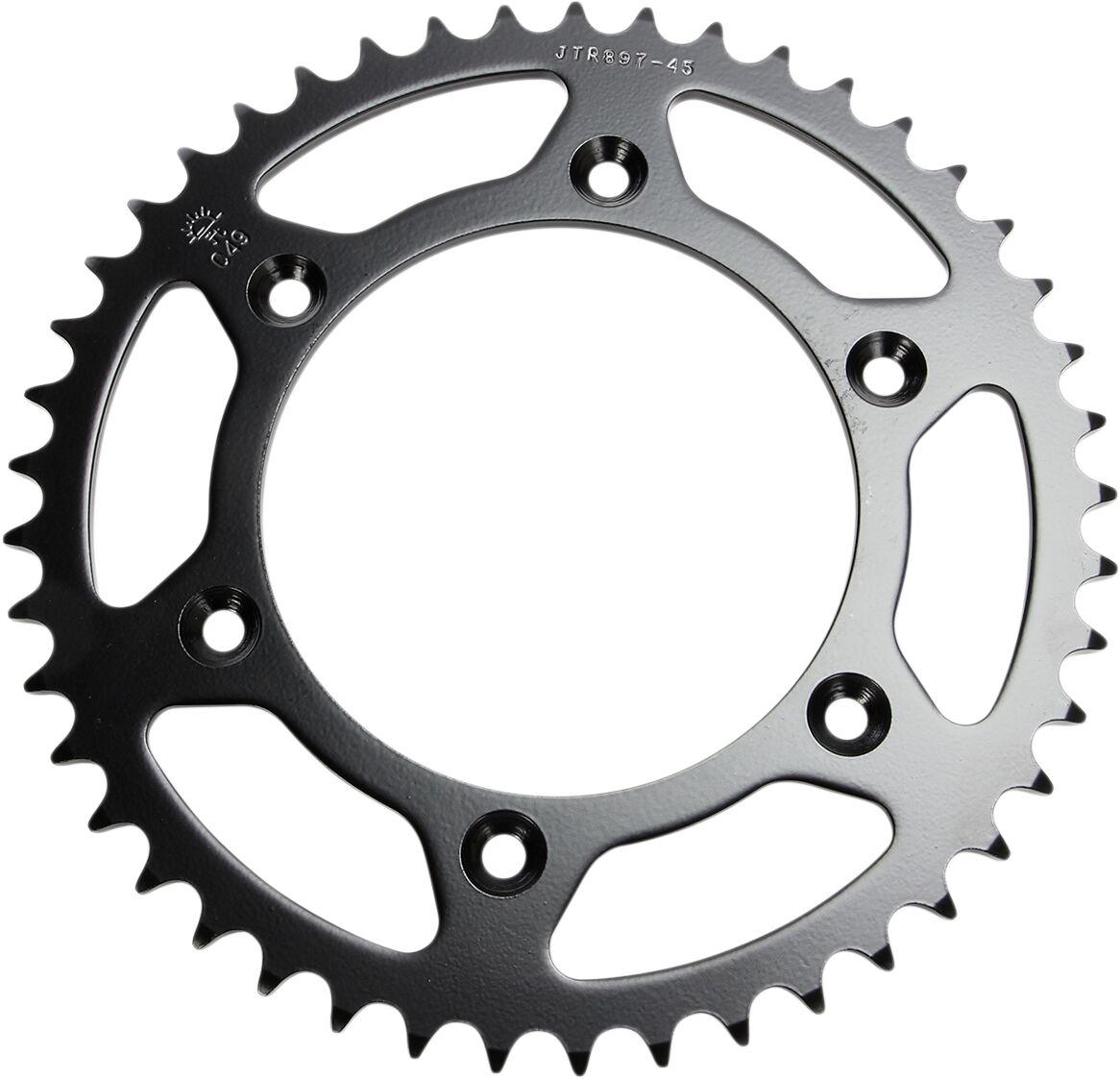JTR897.45 REAR REPLACEMENT SPROCKET 45 TEETH 520 PITCH NATURAL STEEL