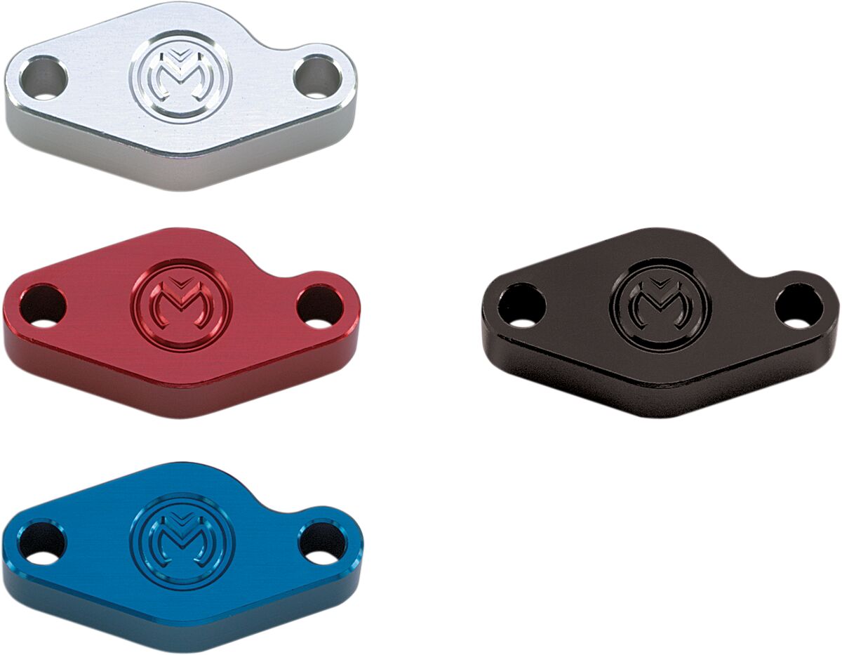 E-BRAKE BLOCK OFF PLATE POLISHED