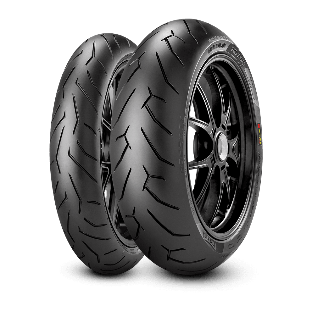 Pirelli Diablo Rosso II 190/55 ZR 17 M/C (75W) TL (baghjul)