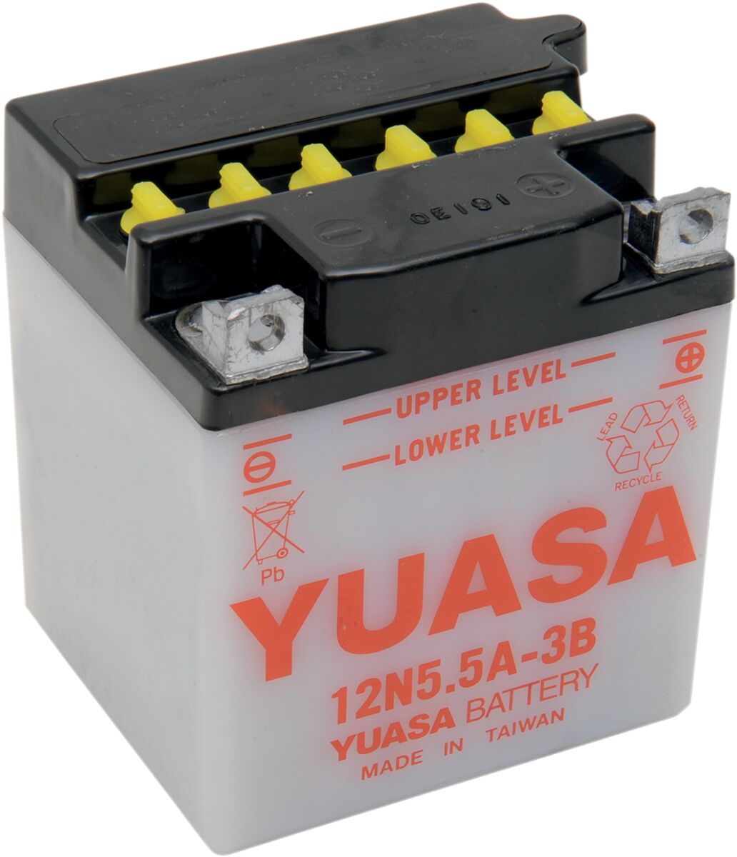 BATTERY CONVENTIONAL 12V 101,6 MM X 58,42 MM X 114 MM LEAD ACID REPLACEMENT CLEAR