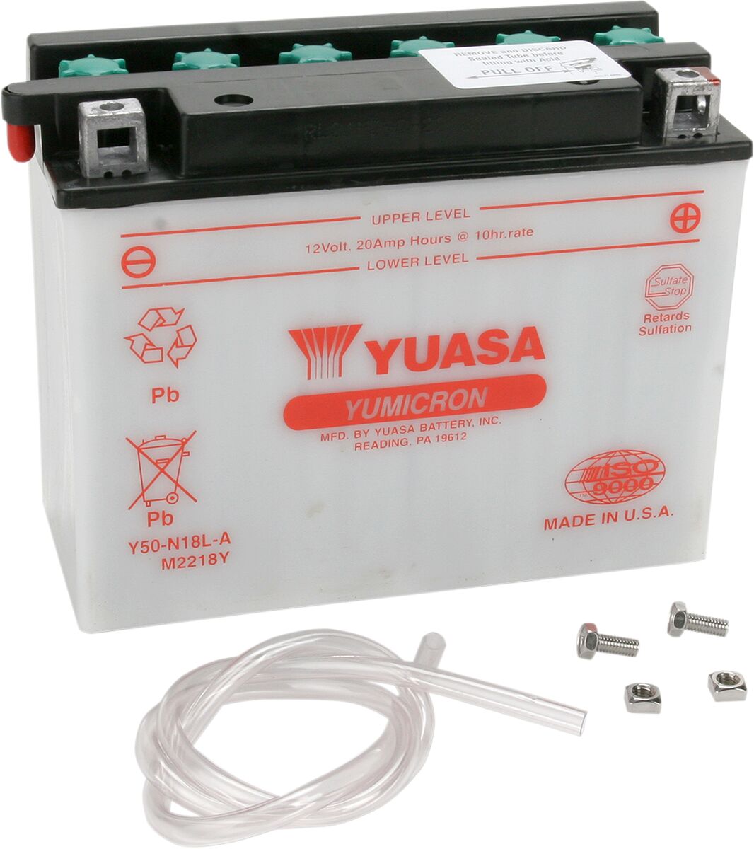 BATTERY YUMICRON 12V 205,74 MM X 89 MM X 160,02 MM CONVENTIONAL LEAD ACID REPLACEMENT CLEAR