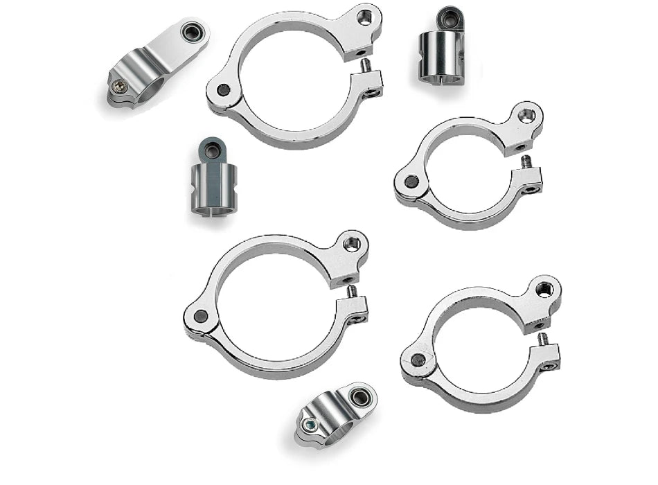 CLAMPS STEERING KIT mounting under instrumentation