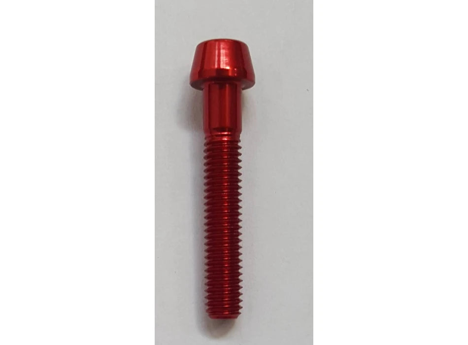 CUSTOM SCREW M6x35 RED ERGAL